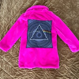 Hot pink custom Pink Floyd blazer